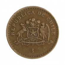 Km#226.2 100 Pesos  2000 SO MBC Chile  América  Bronze de alumínio 27(mm) 9(gr)