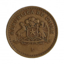 Km#226.2 100 Pesos  1998 SO MBC Chile  América  Bronze de alumínio 27(mm) 9(gr)