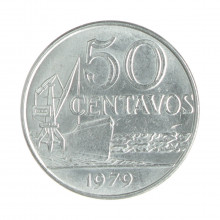 V-317 50 Centavos 1979 SOB