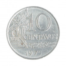 V-299 10 Centavos 1975 SOB