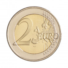 Km#943 2 Euro 2023 FC Portugal Europa Jornada Mundial da Juventude Bimetálica 25.75(mm) 8.5(gr)