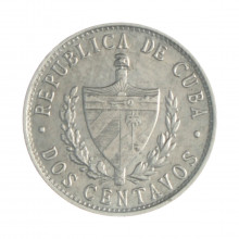 Km#104.2 2 Centavos 1986 MBC+ Cuba América  Alumínio 19.31(mm) 1(gr)