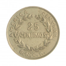 Km#175 25 Céntimos 1948 MBC Costa Rica  América  Cupro-Níquel  23(mm) 3.45(gr)