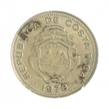 Km#184.2 5 Céntimos 1978 MBC Costa Rica  América  Cupro-Níquel  15(mm) 1(gr)