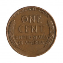 Km#A132 1 Cent 1950 MBC Estados Unidos  América  Lincoln Cent Espiga de Trigo  Bronze 19(mm) 3.11(gr)