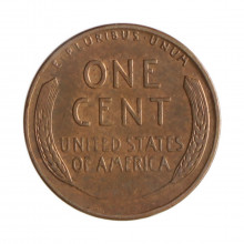 Km#A132 1 Cent 1951 D MBC+ Estados Unidos  América  Lincoln Cent Espiga de Trigo  Bronze 19(mm) 3.11(gr)