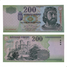 P#187d 200 Forint 2004 FE Hungria Europa