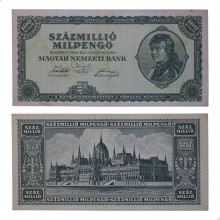 P#130 100 000 000 Pengo 1946 SOB Hungria Europa