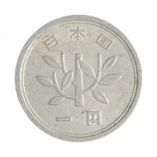 Km#74 1 Yen 1962 MBC Japão Ásia Alumínio 20(mm) 1(gr)