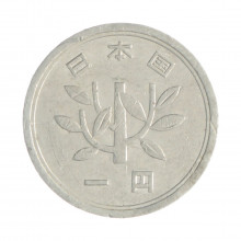 Km#74 1 Yen 1967 MBC Japão Ásia Alumínio 20(mm) 1(gr)