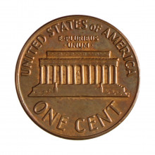 Km#201 1 Cent 1970 D MBC/SOB Estados Unidos  América  Lincoln Memorial  Bronze 19(mm) 3.11(gr)
