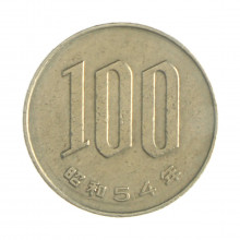 Km#82 100 Yen 1979 BC Japão Ásia Cupro-Níquel 22.5(mm) 4.8(gr)