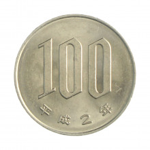 Km#98.2 100 Yen 1990 MBC Japão Ásia Cupro-Níquel 22.6(mm) 4.8(gr)