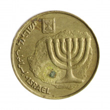 Km#158 10 Agorot 2000 MBC Israel Ásia Cobre-alumínio-níquel 22(mm) 4(gr)