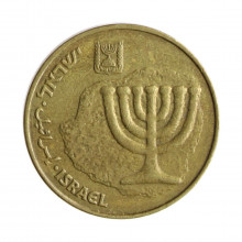 Km#158 10 Agorot 1999 MBC Israel Ásia Cobre-alumínio-níquel 22(mm) 4(gr)