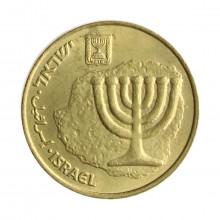 Km#158 10 Agorot 1997 MBC/SOB Israel Ásia Cobre-alumínio-níquel 22(mm) 4(gr)