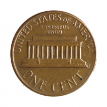 Km#201 1 Cent 1978 D MBC Estados Unidos  América  Lincoln Memorial  Bronze 19(mm) 3.11(gr)