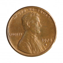 Km#201 1 Cent 1978 D MBC+ Estados Unidos  América  Lincoln Memorial  Bronze 19(mm) 3.11(gr)