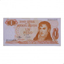 P#287a.5 1 Peso 1973 MBC+ Argentina América