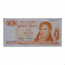 P#287a.2 1 Peso 1972 MBC Argentina América