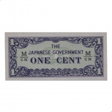 P#M1b 1 Cent 1942 FE Malásia Ásia Ocupação Japonesa