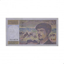 P#151c 20 Francs 1990 SOB França Europa
