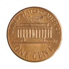 Km#201b 1 Cent 2001 D MBC+ Estados Unidos América Lincoln Memorial Zinco com revestimento de cobre 19.05(mm) 2.5(gr)