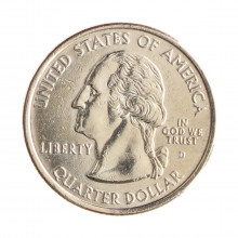 Quarter Dollar 2006 D MBC+ South Dakota C/Sinais de Limpeza