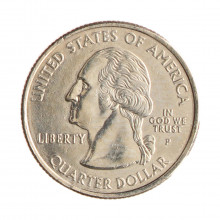 Quarter Dollar 2005 P MBC+ Oregon C/Sinais de Limpeza