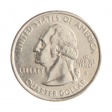 Quarter Dollar 1999 D MBC Delaware C/Sinais de Limpeza