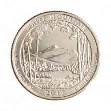 Quarter Dollar 2013 P MBC+ New Hempshire: White Mountain