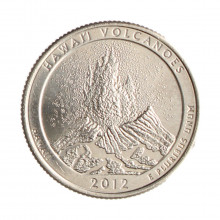 Quarter Dollar 2012 D SOB Hawaii: Hawai'i Volcanoes
