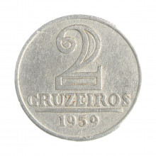 V-281 2 Cruzeiros 1959 MBC C/ Sinais de Limpeza