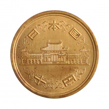 Y#73a 10 Yen 1987 MBC Japão Ásia Bronze 23.5(mm) 4.5(gr)