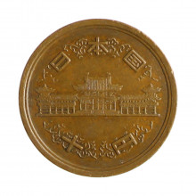 Y#73a 10 Yen 1976 MBC Japão Ásia Bronze 23.5(mm) 4.5(gr)