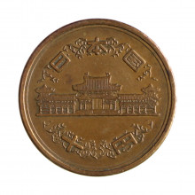 Y#73a 10 Yen 1963 MBC+ Japão Ásia Bronze 23.5(mm) 4.5(gr)