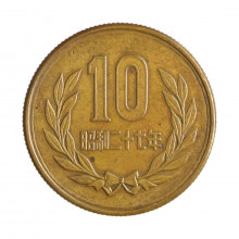 Y#73 10 Yen 1952 MBC+ Japão Ásia Bronze 23.5(mm) 4.5(gr)