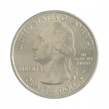 Quarter Dollar 2013 P SOB South Dakota: Mount Rushmore C/Sinais de Limpeza