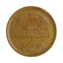 Y#73a 10 Yen 1980 BC Japão Ásia Bronze 23.5(mm) 4.5(gr)