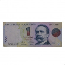 P#339a 1 Peso 1992-1993 MBC Argentina  América