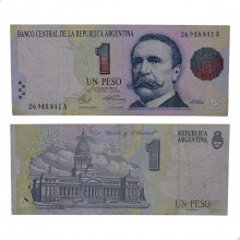 P#339a 1 Peso 1992-1993 MBC Argentina  América