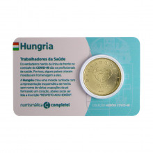 Blister 20 Forint 2020 FC Hungria Europa Trabalhadores da Saúde