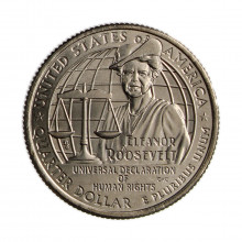 Km#782 Quarter Dollar 2023 P FC Eleanor Roosevelt Cupro-Níquel 24.26(mm) 5.67(gr)
