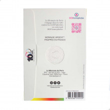Estojo Moeda KM#3239 10 Euros 2023 FC França Europa 10 Anos Casamento de Pessoas do Mesmo Sexo Billon 0.333 Ø31mm 13gr.