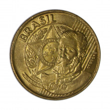 Moeda V-519 25 Centavos 1999 SOB  Aço Revestido de Bronze Ø25mm 7,5gr.*