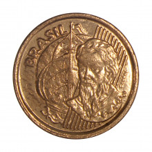 Moeda V-457 1 Centavo 1998 MBC+ Aço Revestido de Cobre Ø17mm 2,4gr.