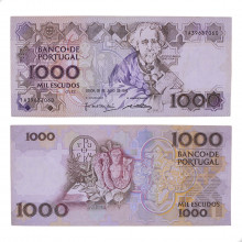 P#181g 1000 Escudos  1990 MBC+ Portugual  Europa