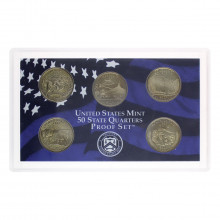 Set 5 Moedas 2006 FC Proof, Quarter Dollar S Estados - Estados Unidos América