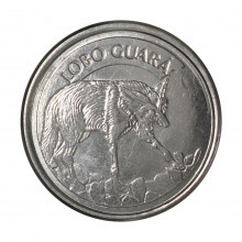 Moeda V-437 100 Cruzeiros Reais 1994 SOB/FC  Aço Inoxidável Ø24mm 4,3gr.