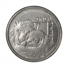 Moeda V-435 50 Cruzeiros Reais 1994 SOB/FC Aço Inoxidável Ø23mm 3,9gr.
